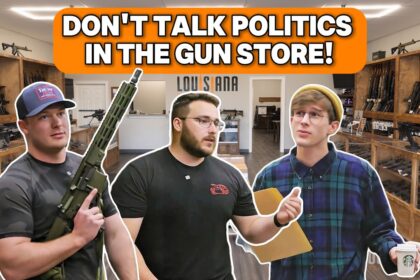 Don't talk politics in the gun store!