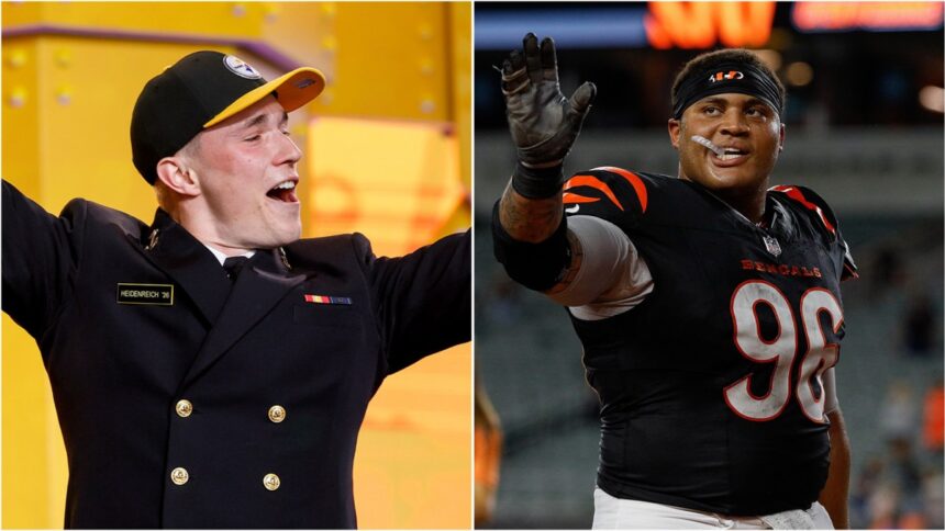 These 2 Marines are now professional football players