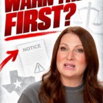 DO you have to warn them FIRST?