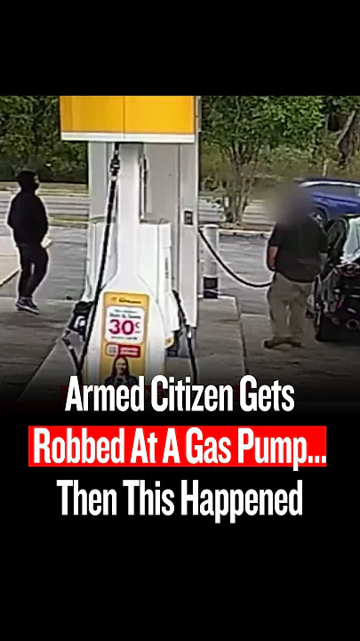 A Masked Robber Walked Up On A Man Pumping Gas… Then Saw The Gun