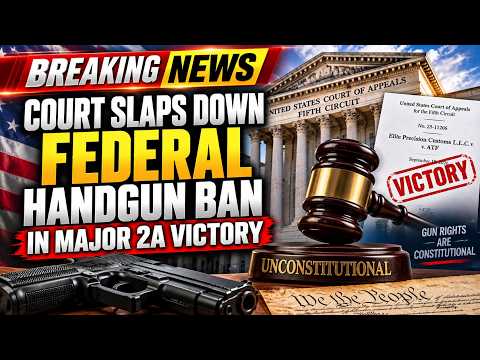 BREAKING NEWS: Federal Ban on Interstate Handgun Purchases Struck Down!