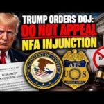 Trump Just Made a HUGE Decision on the NFA Injunction