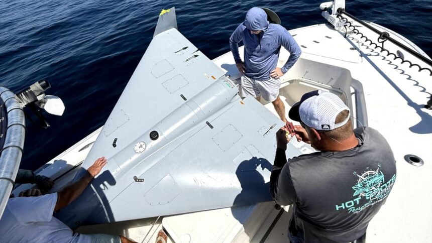 Fishermen catch Air Force attack drone floating off Florida coast