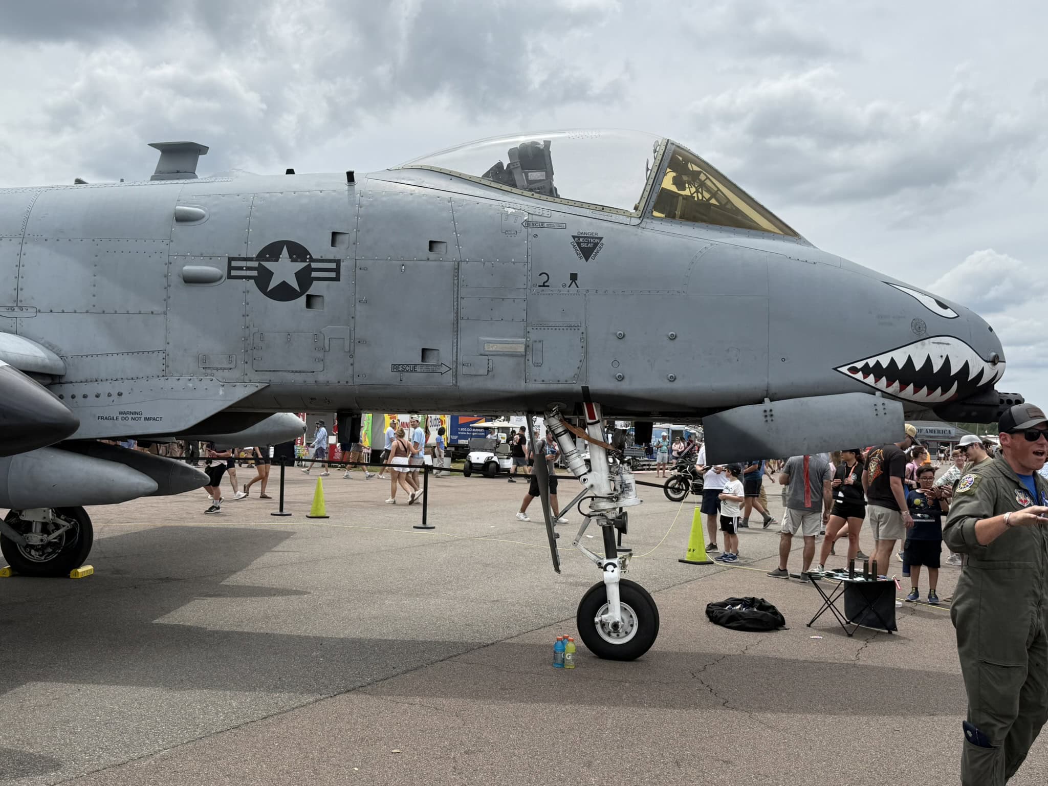 A-10 Warthog Sun' and Fun Airshow 19FortyFive. Taken 4/19/2026.