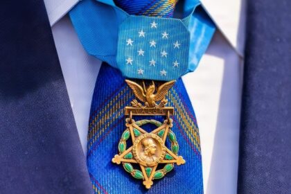 A US Army Sergeant First Class Soaked in Fuel from a Burning Bradley Went Back into the Fire Again and Again to Pull Out His Soldiers While He Was Himself on Fire, Died of His Burns, and Waited 16 Years for the Silver Star He Was Given to Be Upgraded to the Medal of Honor