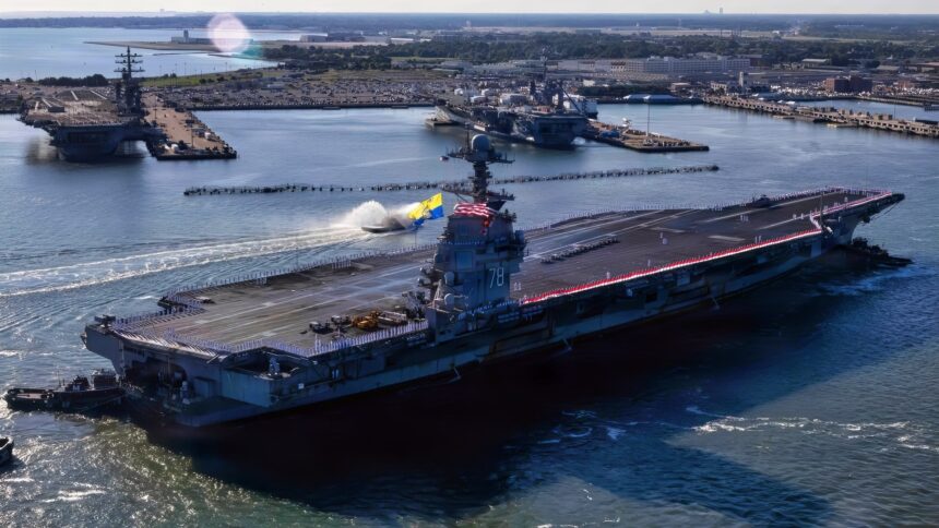 ,000,000 to Flush a Toilet on USS Gerald R. Ford? The Answer Is Yes for this Nuclear Aircraft Carrier
