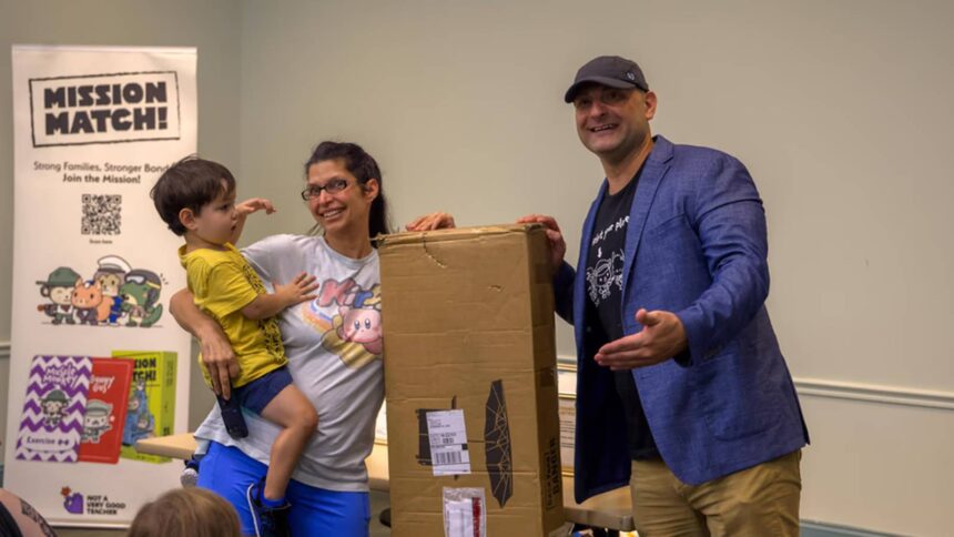 Marine Creates Kids’ Fitness Game After Toys for Tots Assignment