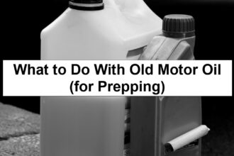 What to Do With Old Motor Oil (Besides Throwing It Away) – reThinkSurvival.com