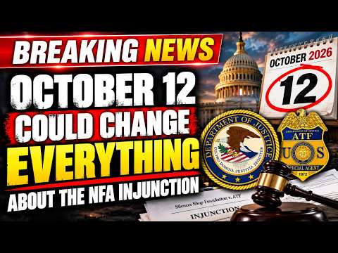 BREAKING: DOJ Now Has Until October 12 — ATF’s NFA Guidance Could Come First