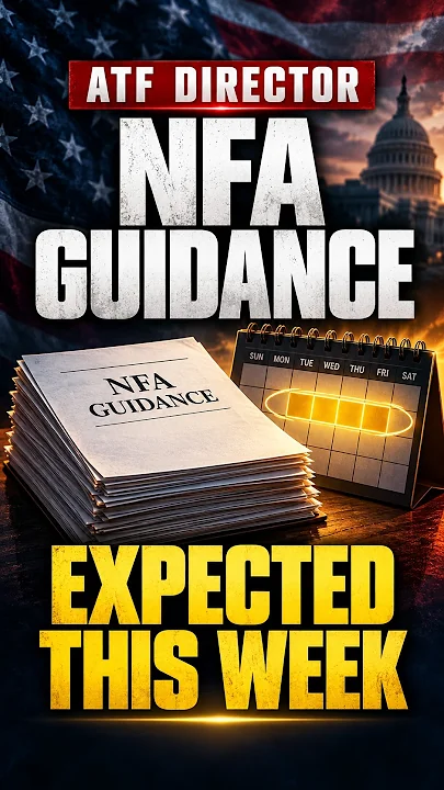 BREAKING: ATF Director Says NFA Guidance Expected THIS WEEK #2ndamendment #atf #firearms