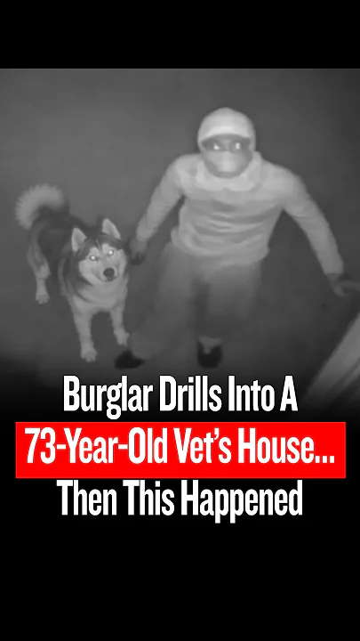 Burglar Drills Into A 73-Year-Old Vet’s House… Then This Happened