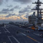 USS George HW Bush leaves Middle East, stops in Thailand