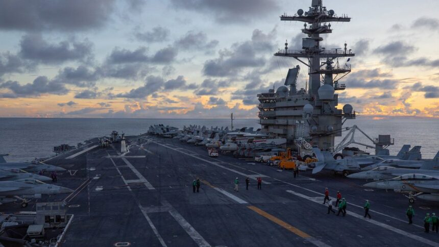USS George HW Bush leaves Middle East, stops in Thailand