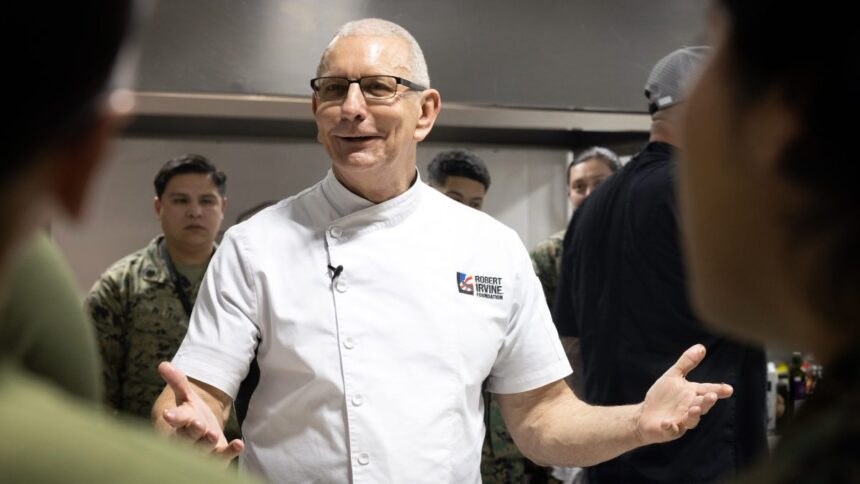 Bomber crews need better food options, says Chef Robert Irvine