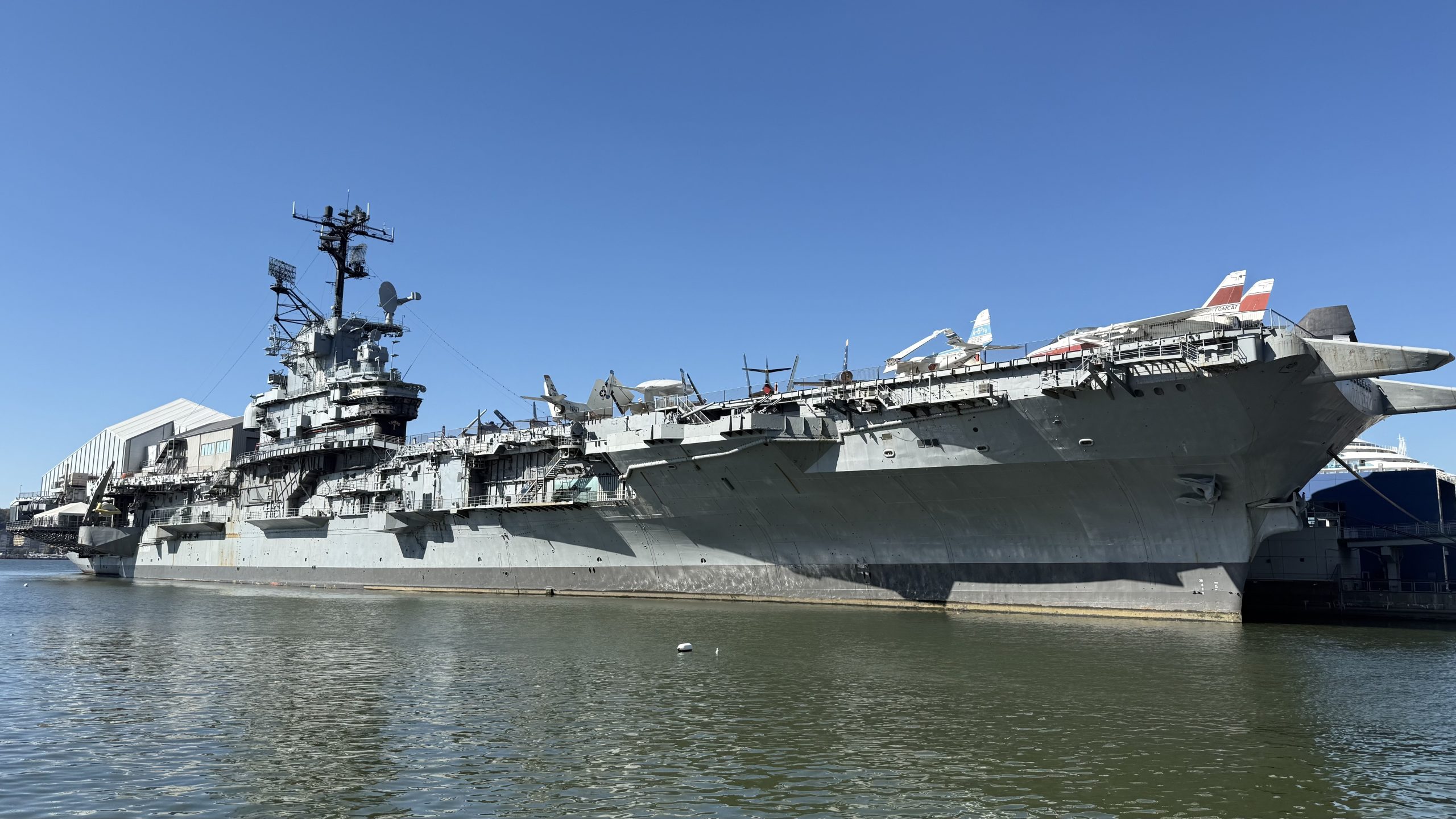 Essex-Class Aircraft Carrier USS Intrepid  Tour from 2025. 19FortyFive Original Image. 