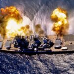 Four US Navy battleships mothballed for decades came back in 1982 for .7 billion to answer a Soviet nuclear battlecruiser, one plan cut off an aft 16-inch turret for a Harrier flight deck, the Navy bolted on 32 Tomahawks and 16 Harpoons instead, and all four were gone by 1992
